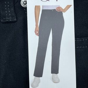 Gloria Vanderbilt Women's Size 6 Amanda Slimming Jeans Black d1039